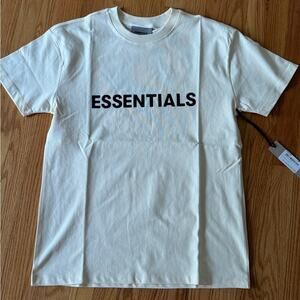 Fear of God ESSENTIALS Front Logo T | Cream | NWT